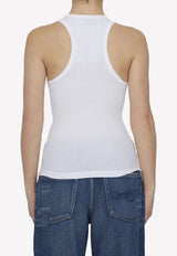 Patou Medallion-Embellished Tank Top White JE072-9983-001W