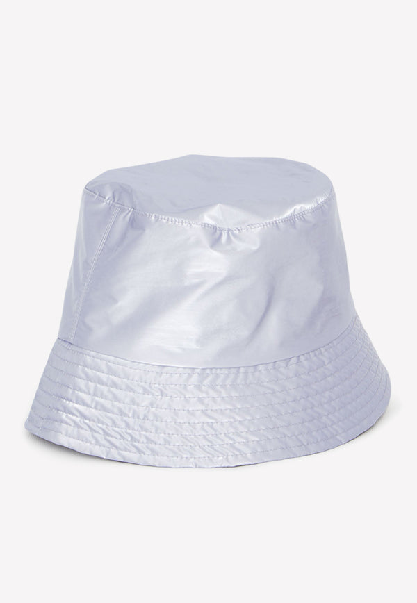 Moncler Iridescent Nylon Bucket Hat Purple 3B00012-53A3H-60F