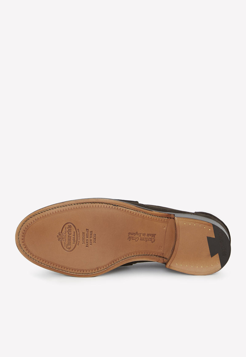 Church
s Pembrey Suede Loafers Brown EDB003-9VE-F0AAD