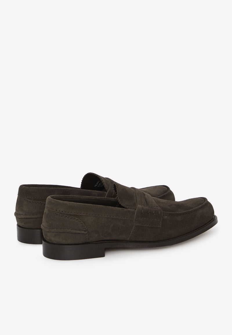 Church
s Pembrey Suede Loafers Brown EDB003-9VE-F0AAD