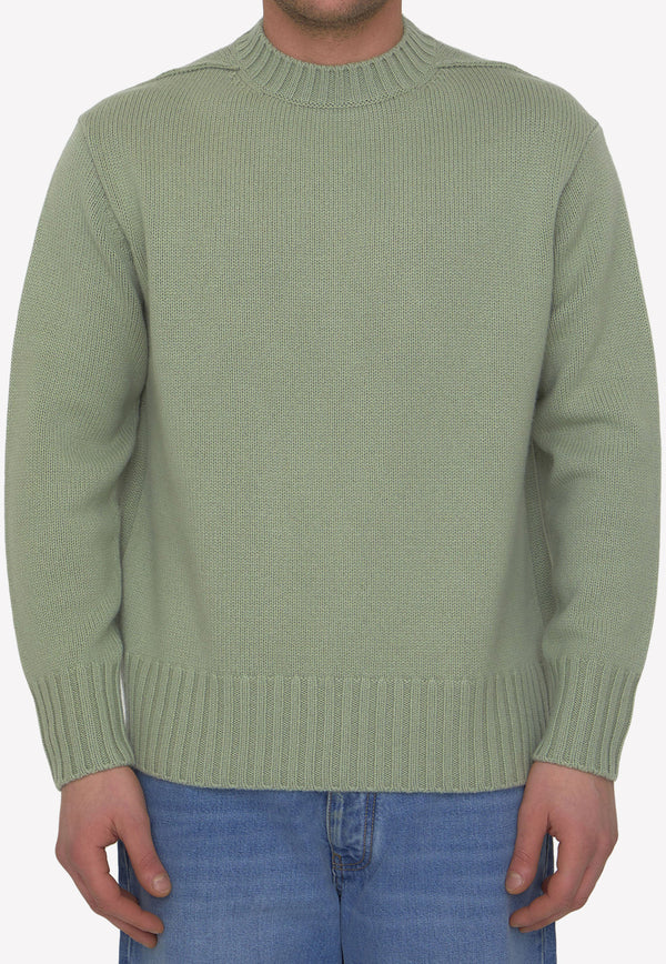 Lanvin Crewneck Cashmere Sweater  RM-PO0004-K400-P23--401 Olive