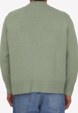 Lanvin Crewneck Cashmere Sweater  RM-PO0004-K400-P23--401 Olive