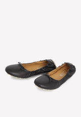 Tod
s Des Gommini 76K Ballerina Flats Black XXW76K0HD20-SOM-B999