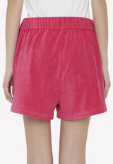 Moncler Terrycloth Mini Shorts Pink 8H00022-596LS-562