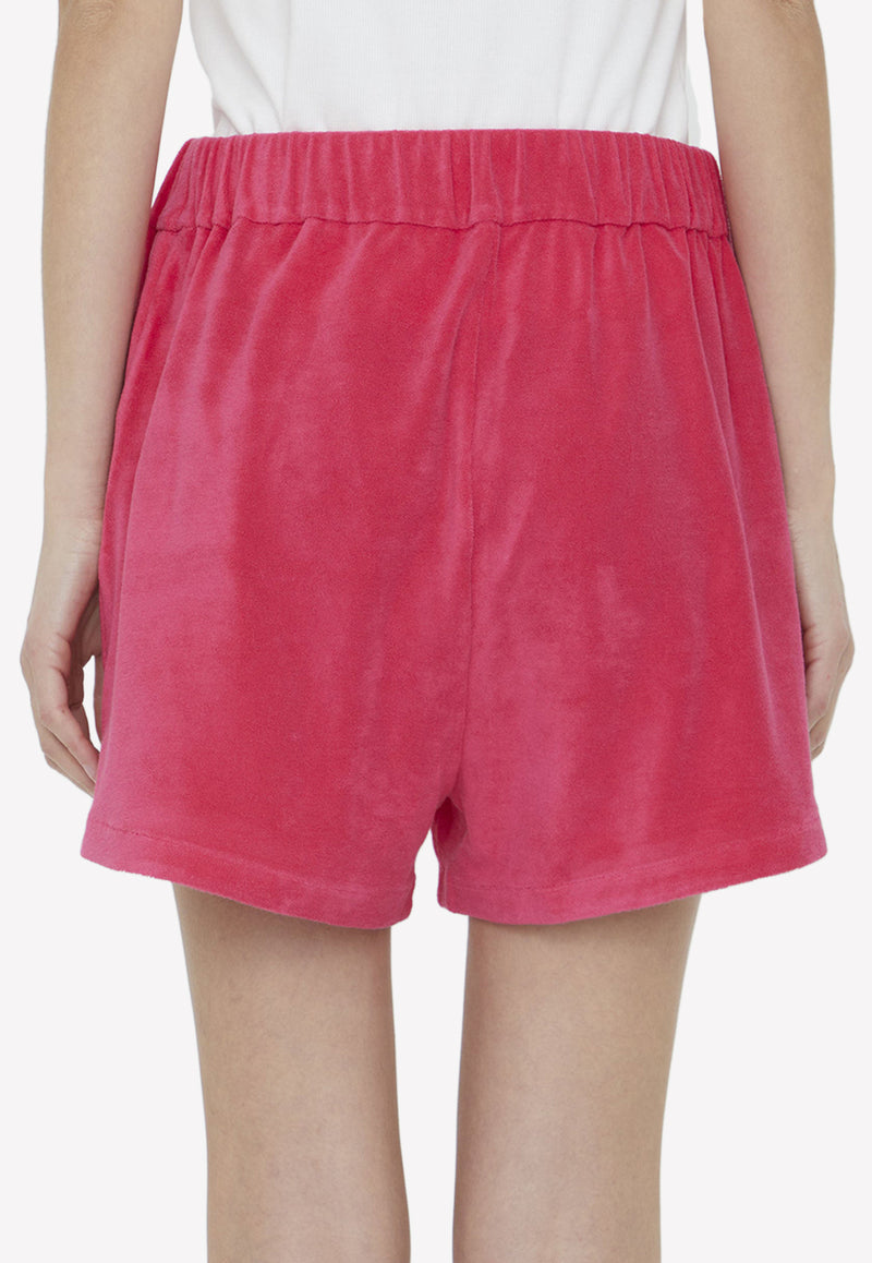 Moncler Terrycloth Mini Shorts Pink 8H00022-596LS-562