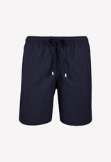 Vilebrequin Solid Long Swim Shorts Navy OKOC1A00-390