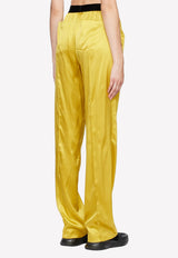 Tom Ford Silk Satin PJ Pants Yellow PAW397-FAX881 FG324