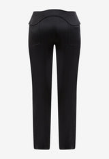 Tom Ford Satin Slim-Fit Pants PAW514-FAX727 LB999 Black