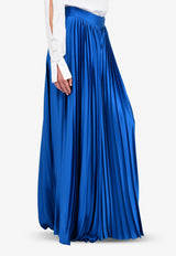 Prabal Gurung Blue Pleated Palazzo Pants S17P04-CM