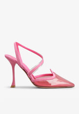 Roger Vivier I Love Vivier 100 Slingback Pumps Pink RVW53834670PE55O08 5O08