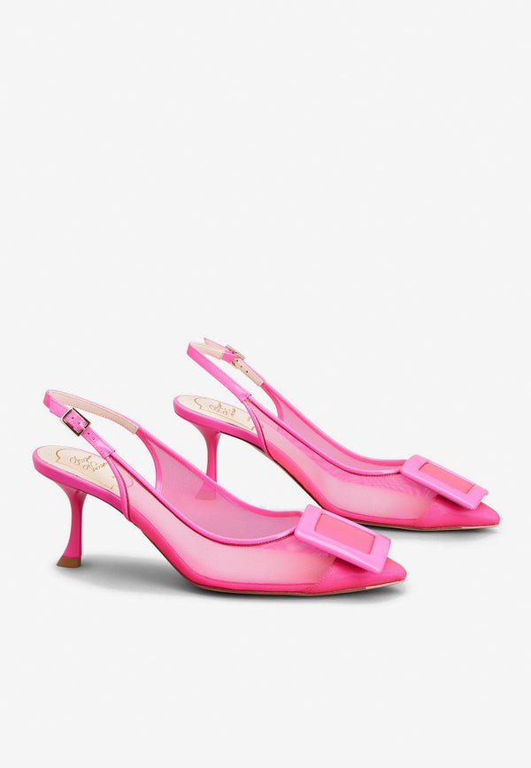 Roger Vivier Viv
 In The City 65 Slingback Pumps RVW61833540S194I68 4I68 Pink