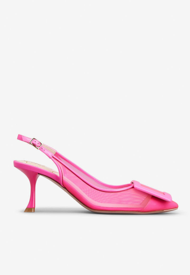 Roger Vivier Viv
 In The City 65 Slingback Pumps RVW61833540S194I68 4I68 Pink