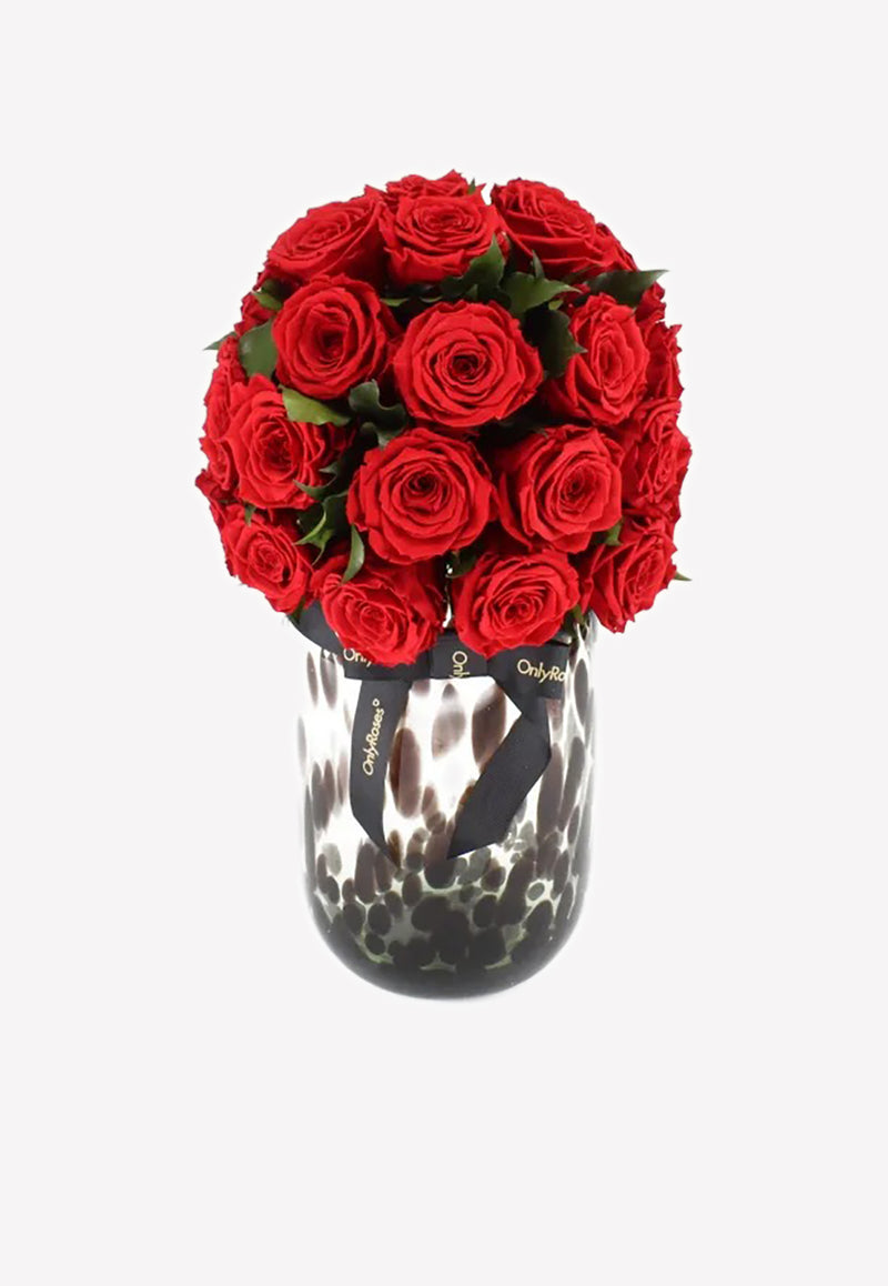 OnlyRoses Large Infinite Rose Florence Raspberry 