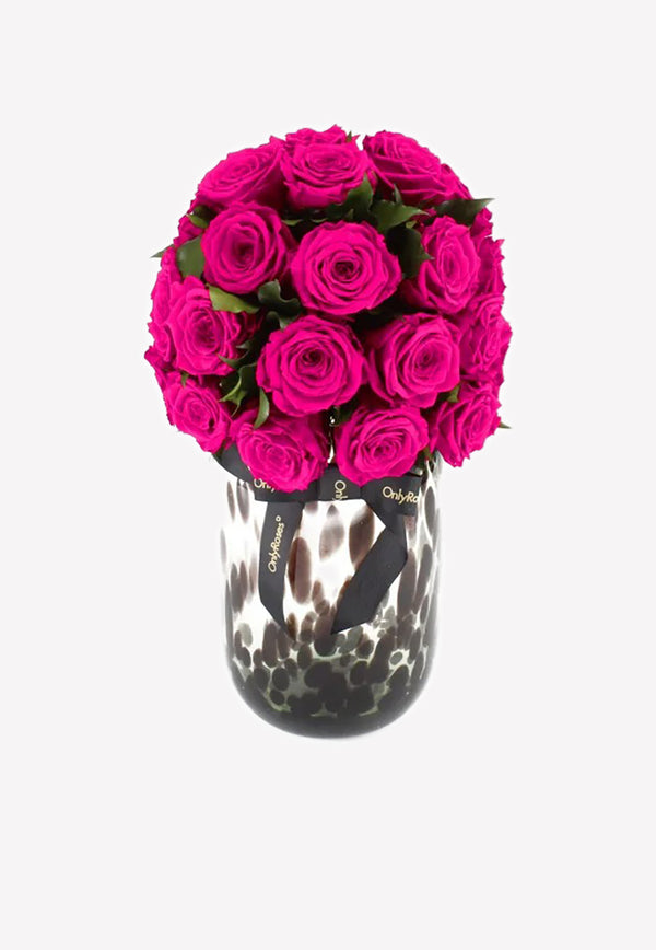 OnlyRoses Large Infinite Rose Florence Rhubarb 