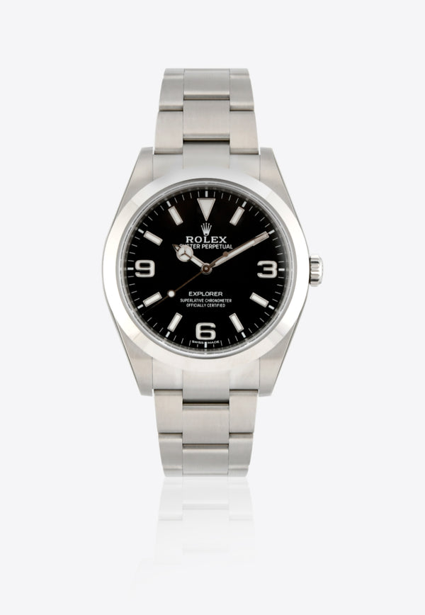 Oyster Perpetual 39 Explorer with Black Dial