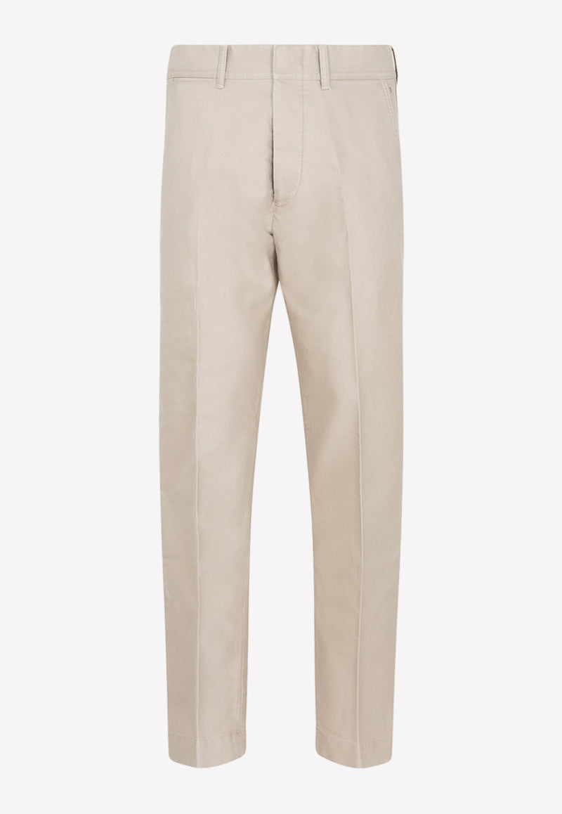 Tom Ford Chino Straight-Leg Pants SHL014-FMC006S23 JB400 Beige