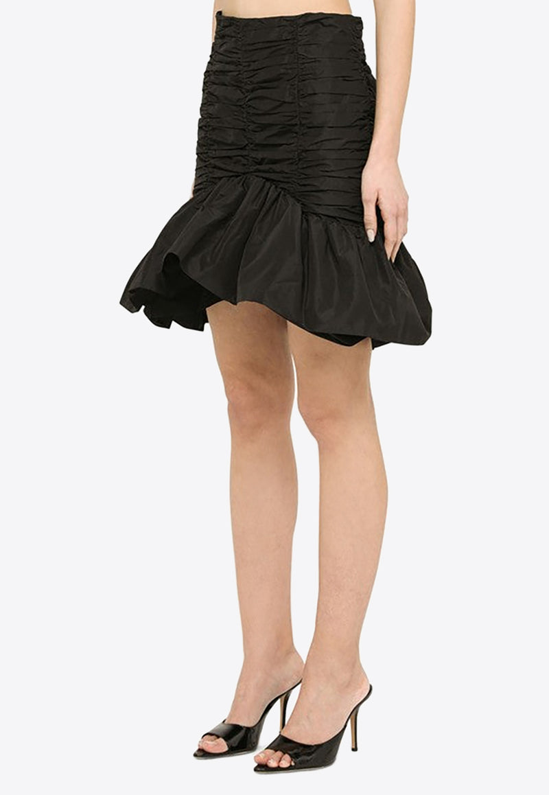 Patou Ruffled Mini Skirt Black SK0410011CO/M_PATOU-999B