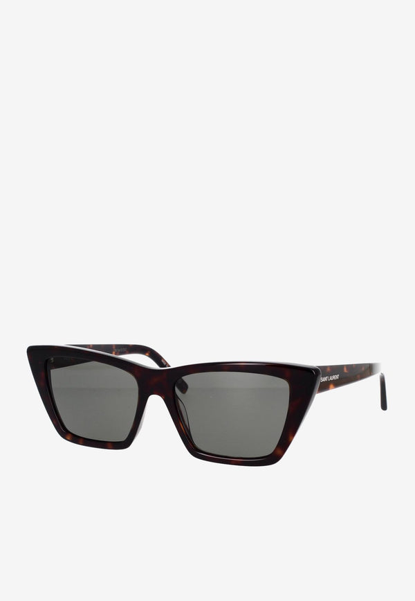 Saint Laurent Mica Square Sunglasses Gray SL276 MICABROWN MULTI