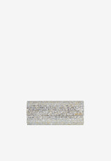 Jimmy Choo Sweetie Glittered Clutch Bag SWEETIE COC CHAMPAGNE