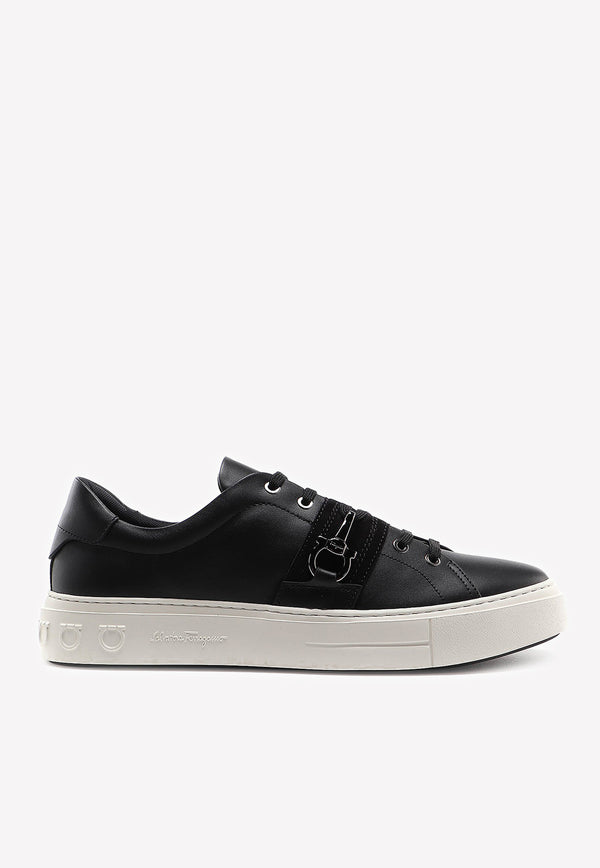 Sultan Gancini Leather Sneakers