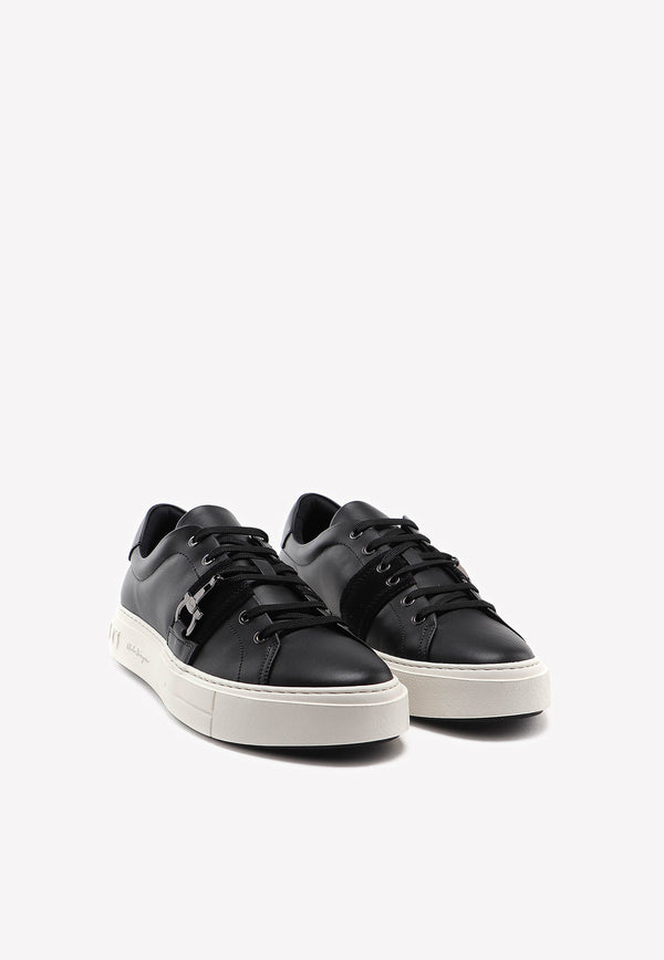 Sultan Gancini Leather Sneakers