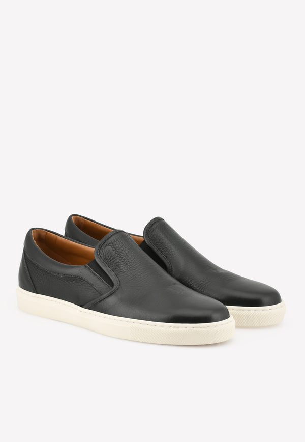 Slip-On Sneakers in Leather