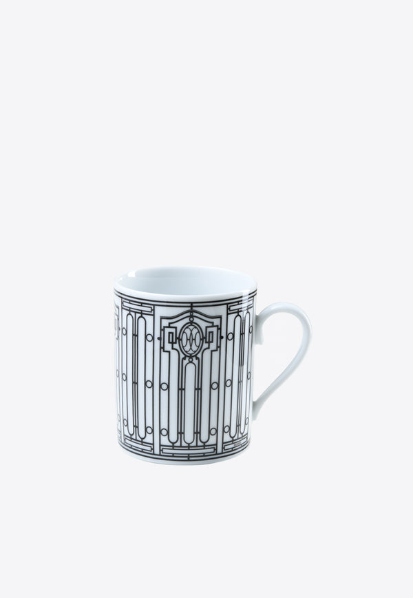 Hermès H Déco Porcelain Mug White HHDPM-White