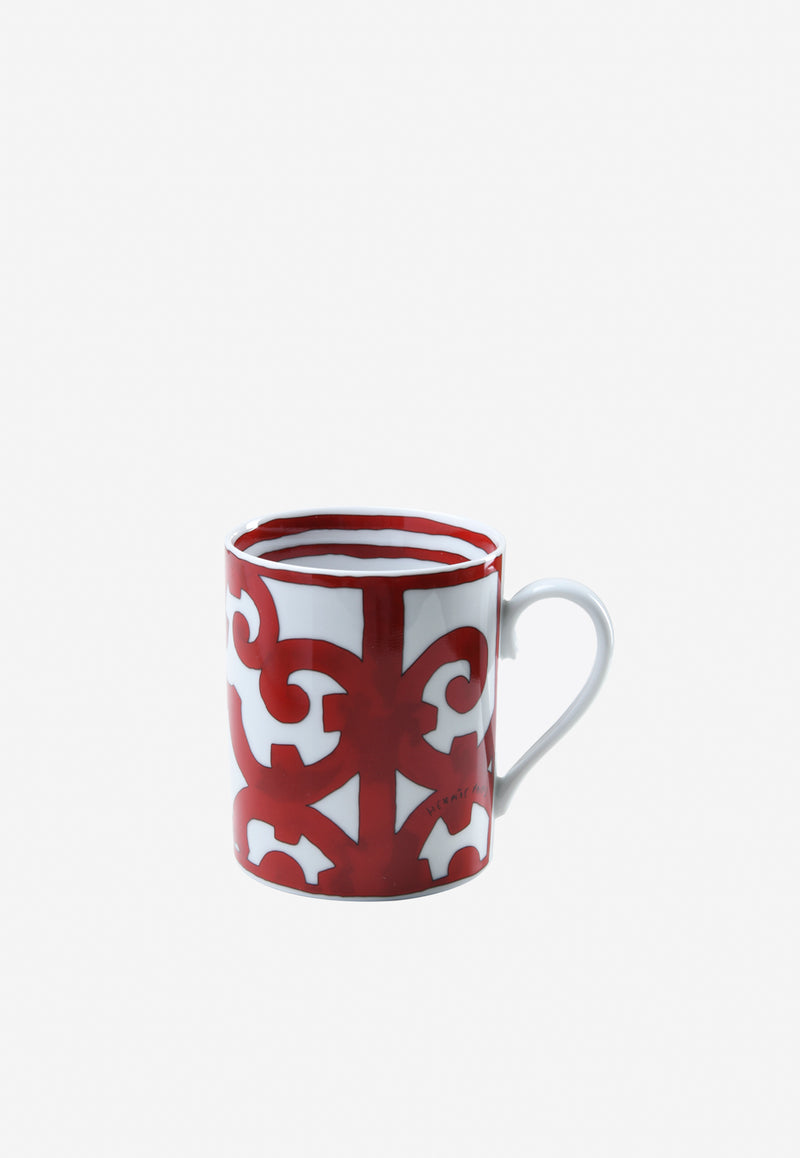 Hermès Balcon Du Guadalquivir Mug - 300 ml Red HBDGM-Red