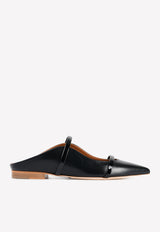 Malone Souliers Maureen Flat Mules in Nappa Leather Black MAUREENMS FLAT 42BLACK