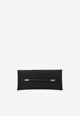 Tom Ford Ava Satin Clutch Black L0949T-TSA005 U9000