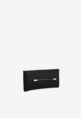 Tom Ford Ava Satin Clutch Black L0949T-TSA005 U9000