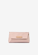 Tom Ford Small Label Chained Satin Clutch Blush L1504T-TSA005 U3062