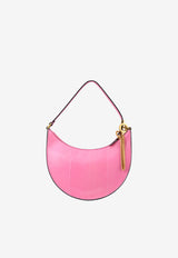 Valentino Mini Signature VLogo Hobo Bag in Snakeskin Leather Pink XW2P0W19MVD HW4