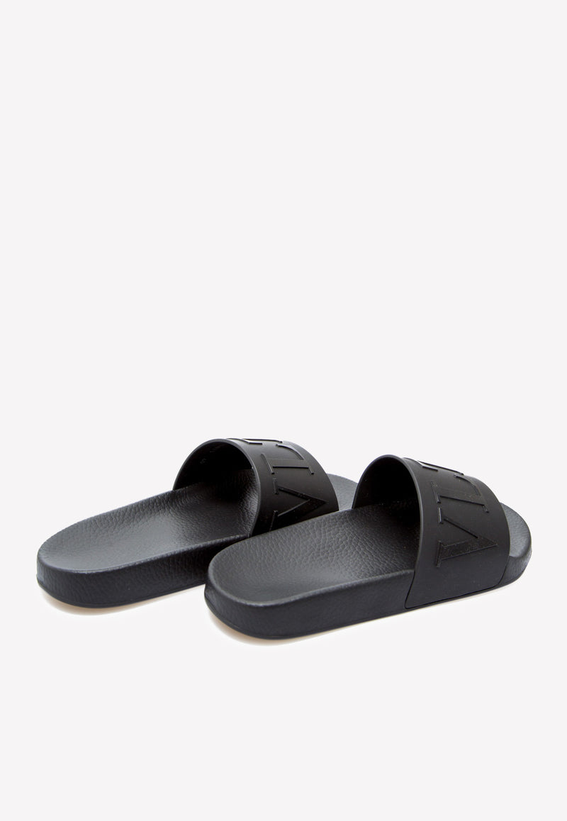 VLTN Rubber Slide Sandals