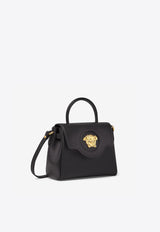 Small La Medusa Leather Top Handle Bag