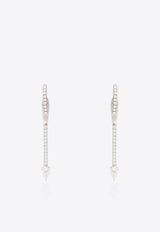 Vivid Jewelers Special Order- Diamond Line Earrings White Gold