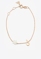 Vivid Jewelers ل Bespoke Baby Bracelet in 18-karat Rose Gold and Mother-of-Pearl Rose Gold