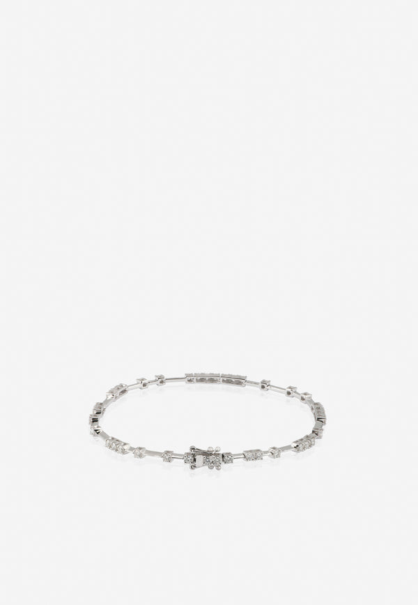 White Gold and Diamond Bracelet