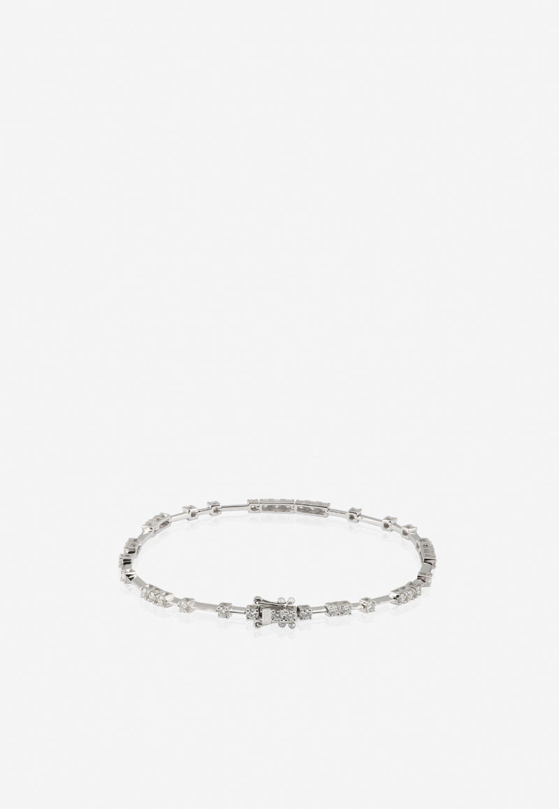 White Gold and Diamond Bracelet