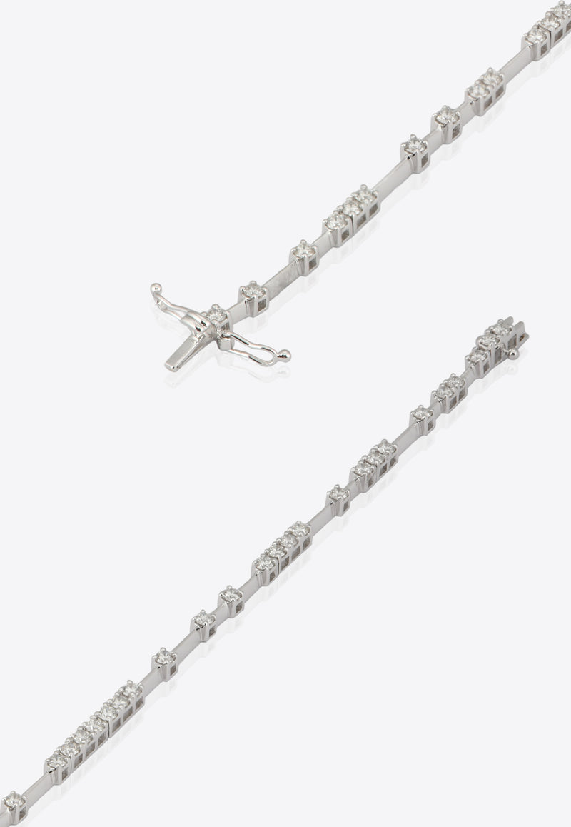 White Gold and Diamond Bracelet