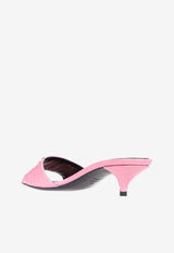 Tom Ford 40 TF Sandals in Croc-Embossed Leather Pink W3215-LCL125G 1P003