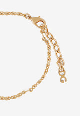 Dolce 
Gabbana Chain Logo Monogram Bracelet  Gold WBN5L3 W1111 ZOO00