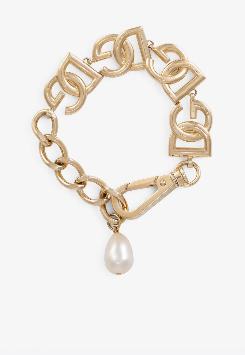 Dolce 
Gabbana DG Gold-Plated Link Bracelet Gold WBN6P2 W1111 ZOO00