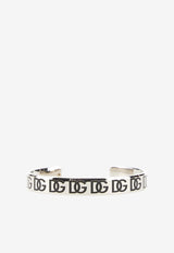 Dolce 
Gabbana Logo Monogram Cuff Bracelet Metallic WBP3L1 W1111 87655