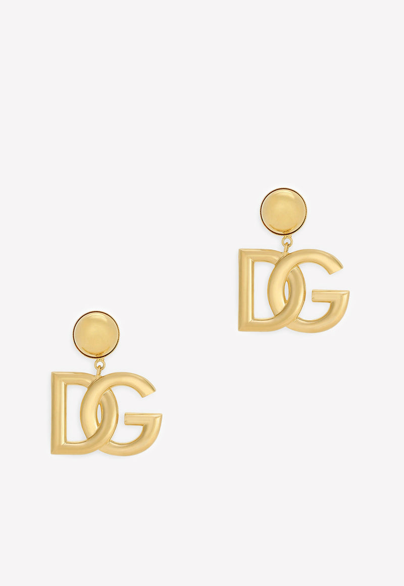 Dolce 
Gabbana DG Logo Clip-On Earrings Gold WEN6P2 W1111 ZOO00