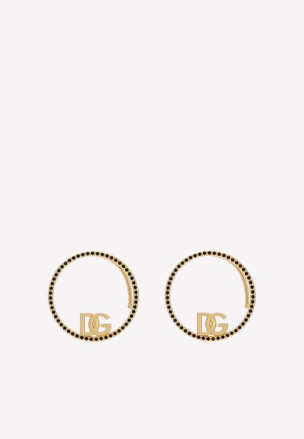 Crystal-Embellished Logo Ear Cuffs Dolce 
Gabbana WEP2L4 W1111 ZOO00