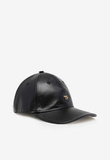 Tom Ford Leather TF Baseball Cap Black WH002T-LCL104 U9000