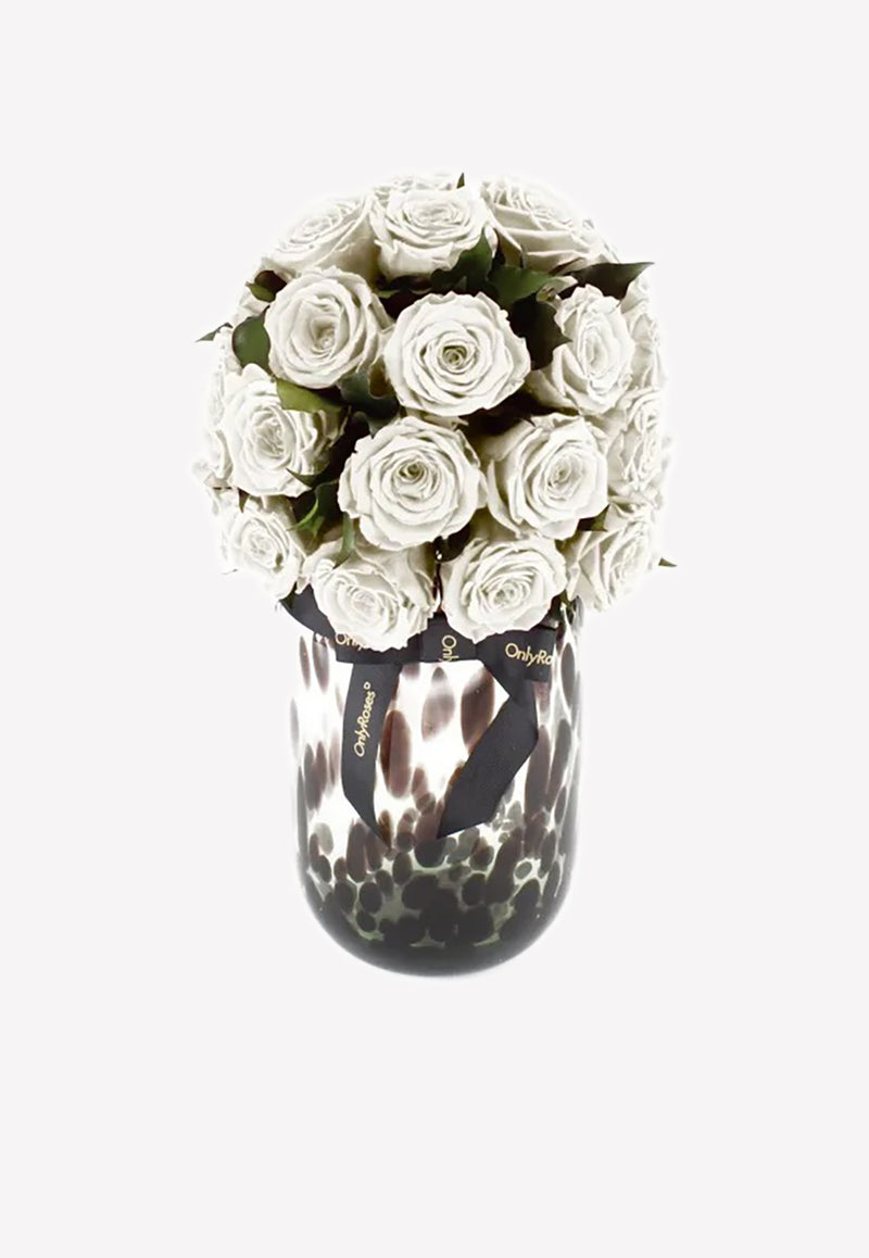 OnlyRoses Large Infinite Rose Florence White 