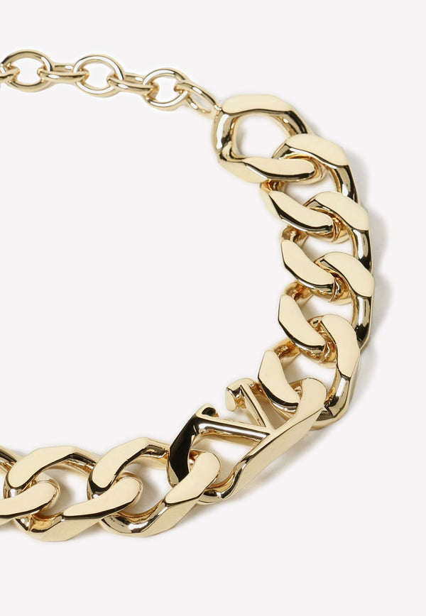 Valentino VLogo Brass Chain Choker Gold XW2J0Q32MET CS4