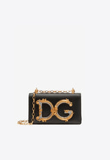 Dolce 
Gabbana DG Girls Calfskin Chain Phone Bag BI1416 AW070 80999